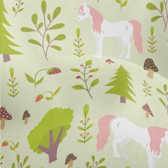 Elegant Forest Unicorn Lightweight Performance Linen