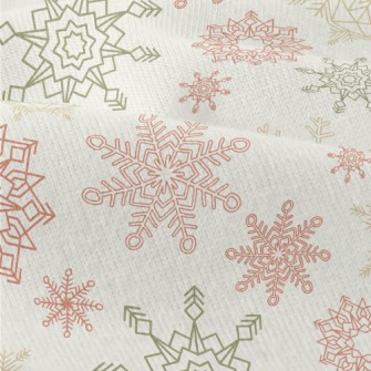 Colorful Beautiful Snowflakes Modern Jersey
