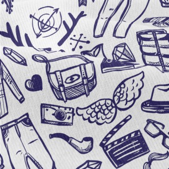 Trendy Fashion Doodles Modern Jersey