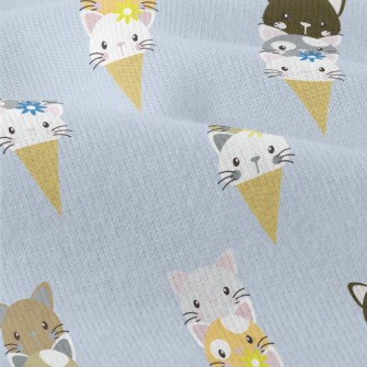 Cat Ice Cream Cone Modern Jersey