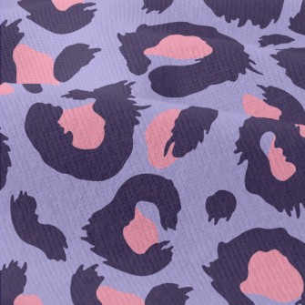 Pink And Purple Leopard Print Modern Jersey