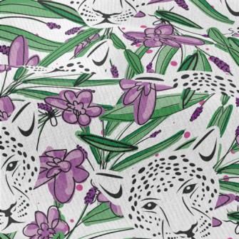 Cheetah In The Flowers Modern Jersey