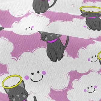 Angel Cat In Heaven Modern Jersey