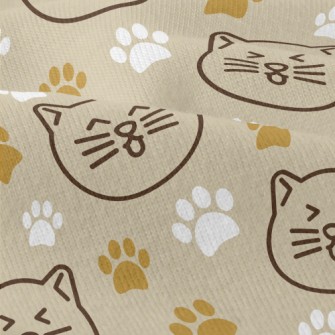 Japanese Style Smiling Cat And Modern Jersey
