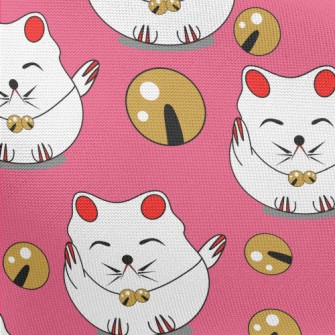Japanese Lucky Cat Pongee