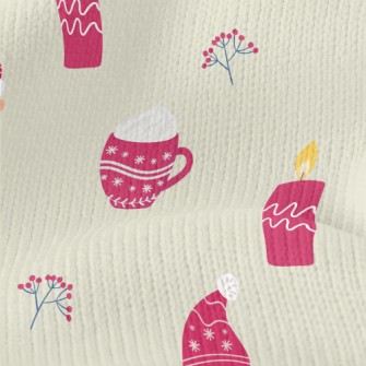 Cute Santa Claus Doodle Stretch Jersey