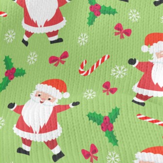 Happy Singing Santa Claus Stretch Jersey