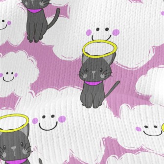 Angel Cat In Heaven Stretch Jersey