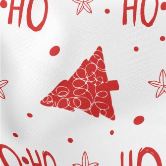 Santa Claus HOHO Smile Lightweight Cotton Poplin