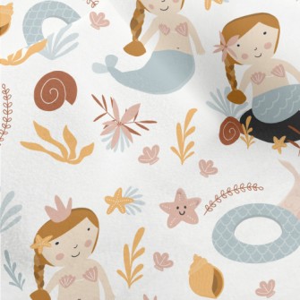 Fairy Tale Mermaid Princess Micro Fleece