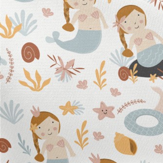 Fairy Tale Mermaid Princess Pongee