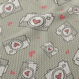 Love Lens Camera Birdseye Piqué