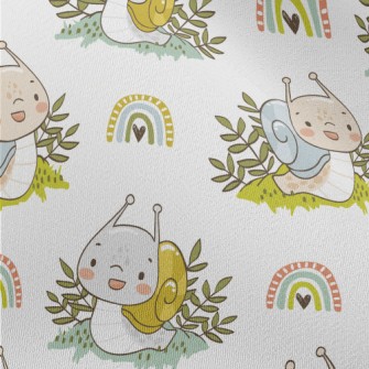 Lively Little Snail Chiffon