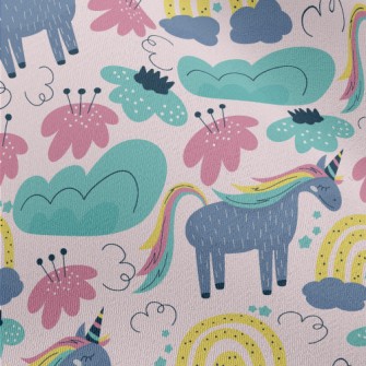 Quiet Colorful Unicorn Chiffon