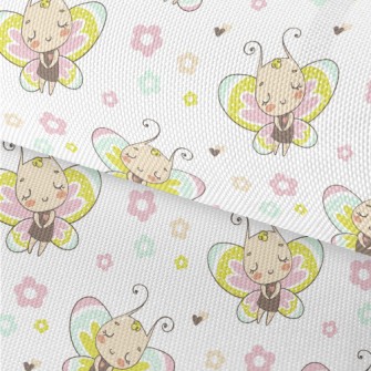 Shy Butterfly Princess Waterproof Oxford