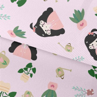 Gardening Long Hair Girl Waterproof Oxford