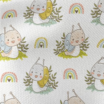 Lively Little Snail Waterproof Canvas