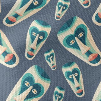 Traditional Tribal Mask Waterproof Canvas