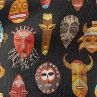 Special Tribal Masks Waterproof Canvas