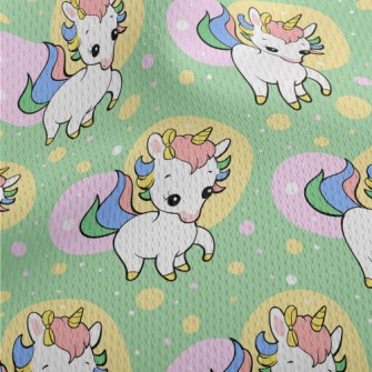 Quiet Unicorn Athletic Mesh Flat Back