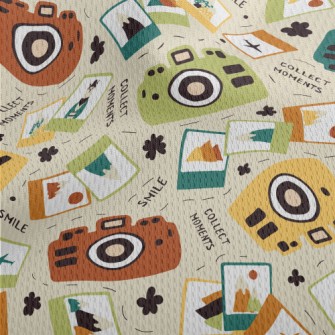 Colorful Camera Films Athletic Mesh Flat Back