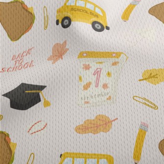 Regular School Day Athletic Mesh Flat Back