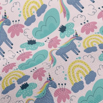Quiet Colorful Unicorn Performance Linen