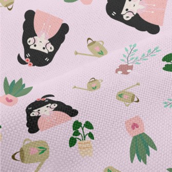 Gardening Long Hair Girl Performance Linen