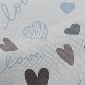 Simple Shape Love Heart Performance Linen