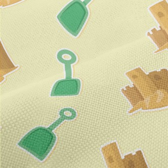 Sand Castle And Shovel Performance Linen