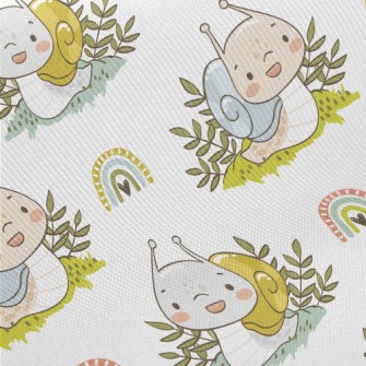 Lively Little Snail Twill