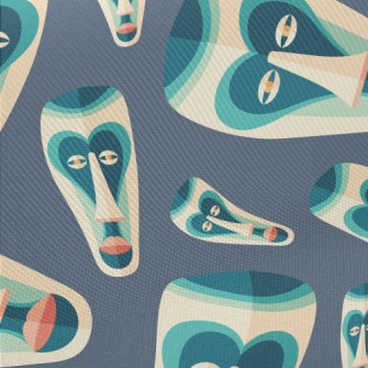 Traditional Tribal Mask Twill