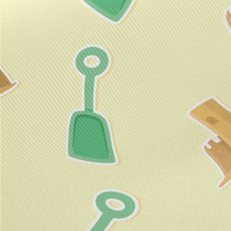 Sand Castle And Shovel Twill