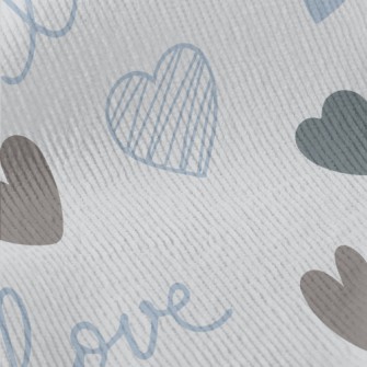 Simple Shape Love Heart Standard Corduroy