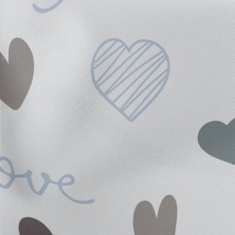 Simple Shape Love Heart Stretch Ponte