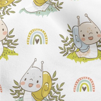 Lively Little Snail Micro Fleece