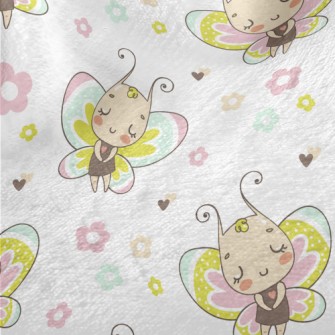 Shy Butterfly Princess Minky