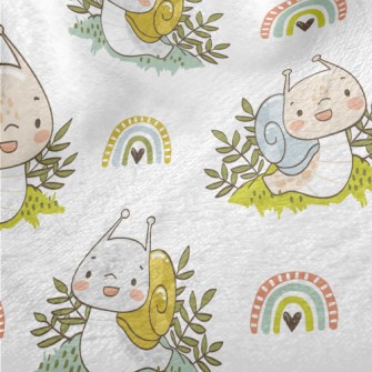 Lively Little Snail Minky