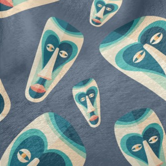 Traditional Tribal Mask Minky