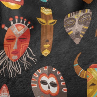 Special Tribal Masks Minky