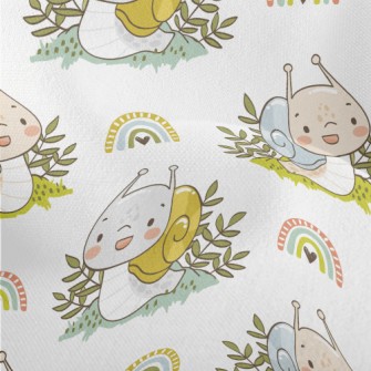 Lively Little Snail Lightweight Performance Linen