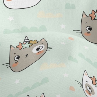 Unicorn Horn Cat Lightweight Performance Linen