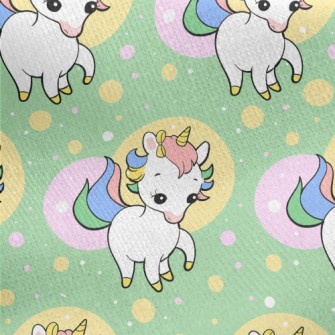 Quiet Unicorn Jersey Backed Fleece