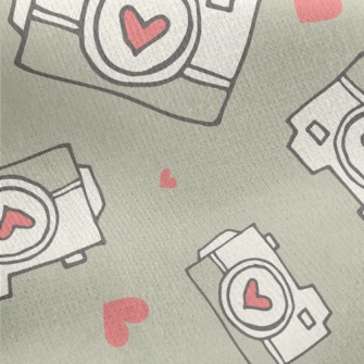 Love Lens Camera Jersey Backed Fleece