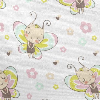 Shy Butterfly Princess Pongee