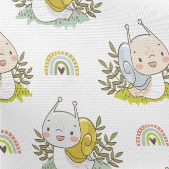Lively Little Snail Pongee