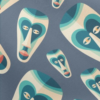 Traditional Tribal Mask Pongee