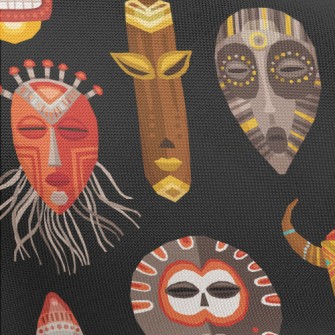 Special Tribal Masks Pongee