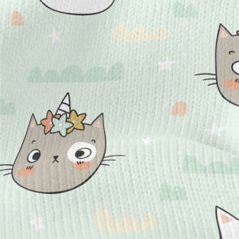 Unicorn Horn Cat Stretch Jersey