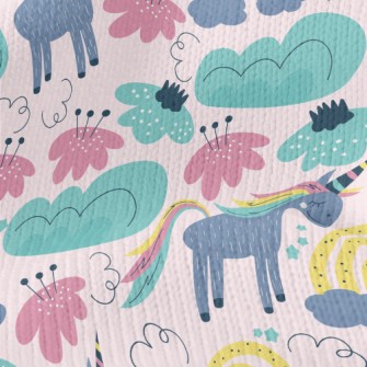 Quiet Colorful Unicorn Stretch Jersey